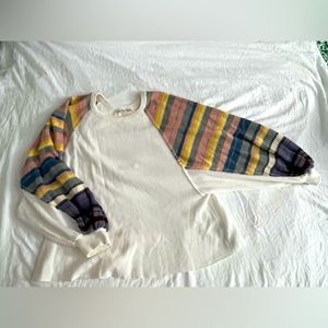 Free People oversized XS top 🌸